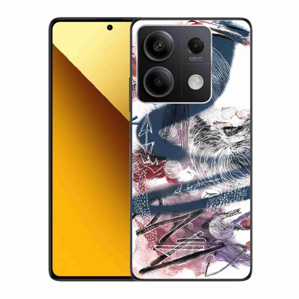 Gelový kryt mmCase na Xiaomi Redmi Note 13 5G - abstraktní motiv 28