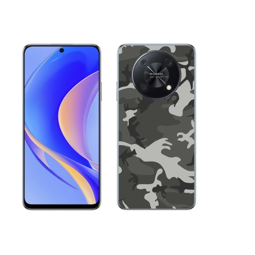 Gelový kryt mmCase na Huawei Nova Y90 - maskáčový vzor