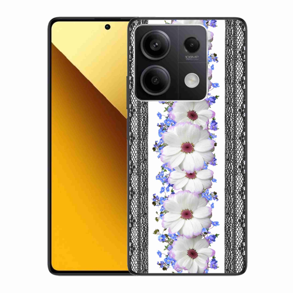 Gelový kryt mmCase na Xiaomi Redmi Note 13 5G - květiny 8