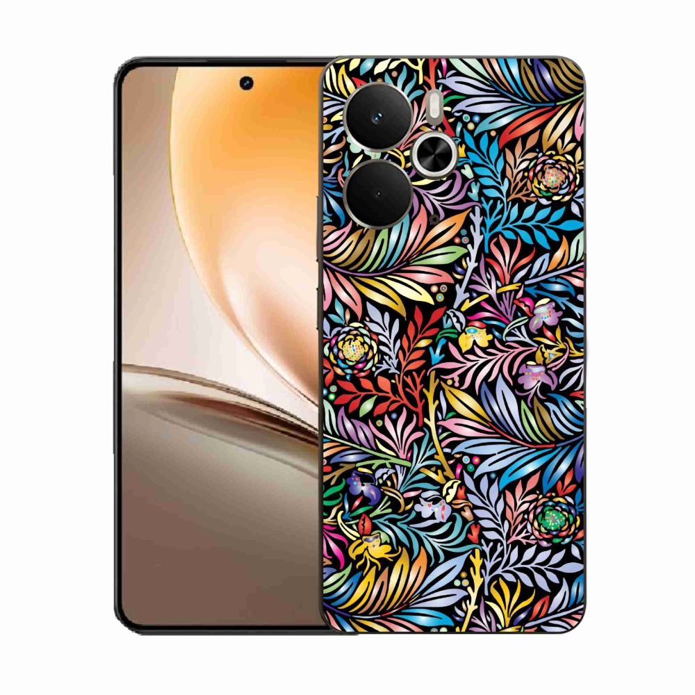 Gelový kryt mmCase na Realme 14 5G - květiny 5