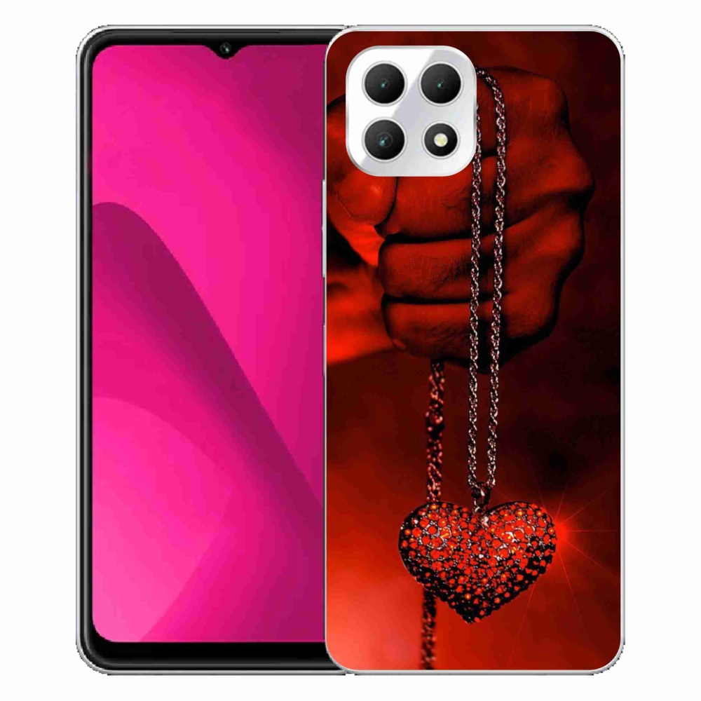 Gelový kryt mmCase na T-Mobile T Phone 2 - náhrdelník