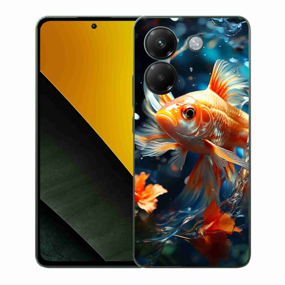 Gelový kryt mmCase na Xiaomi Poco M7 Pro 5G - rybka