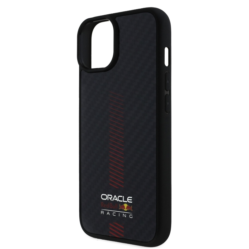 Red Bull Carbon Powerbar MagSafe Zadní Kryt pro iPhone 14 Black