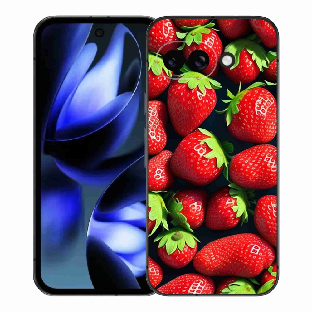 Gelový kryt mmCase na Google Pixel 9a - jahody