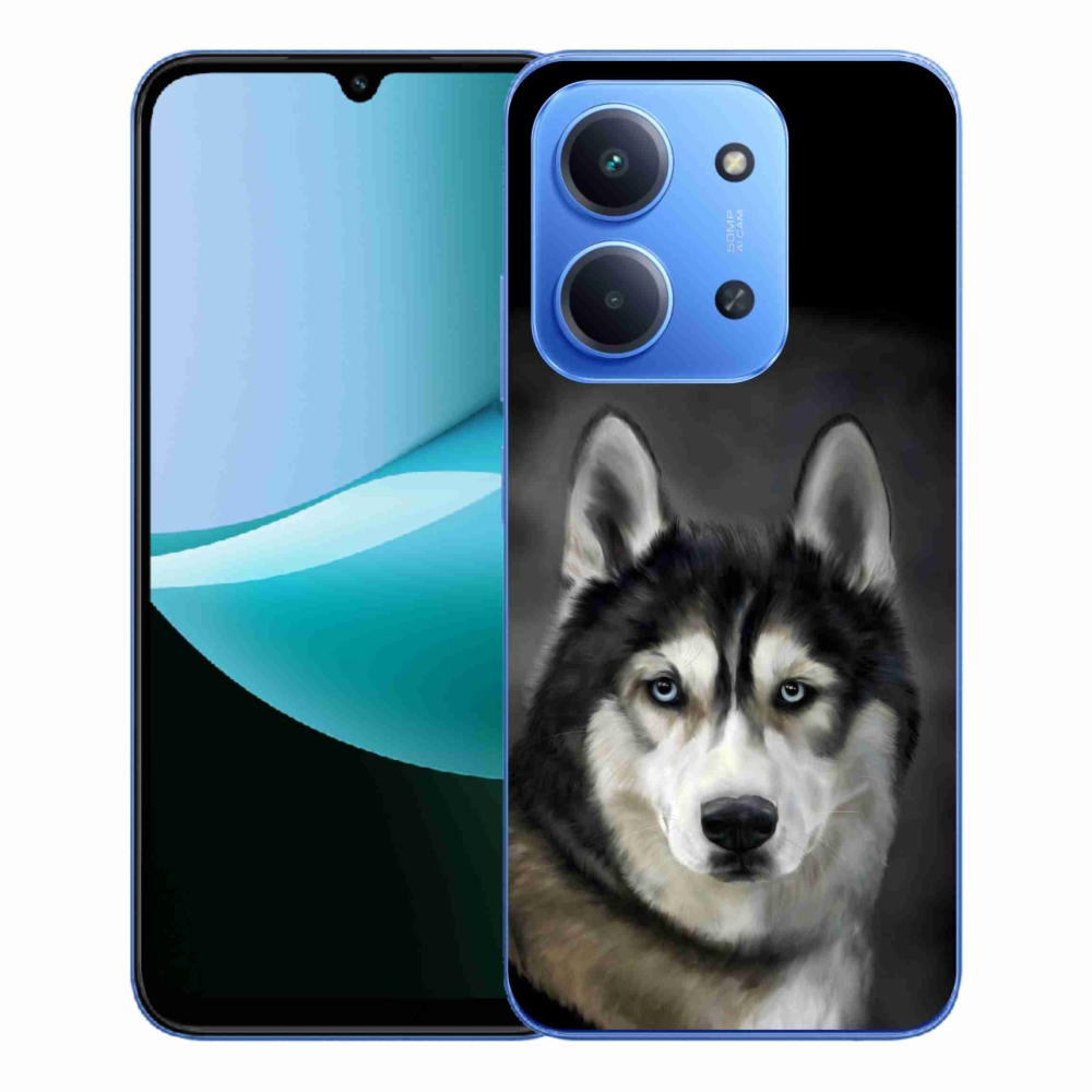 Gelový kryt mmCase na Xiaomi Redmi 15C 4G/5G (173mm) - husky