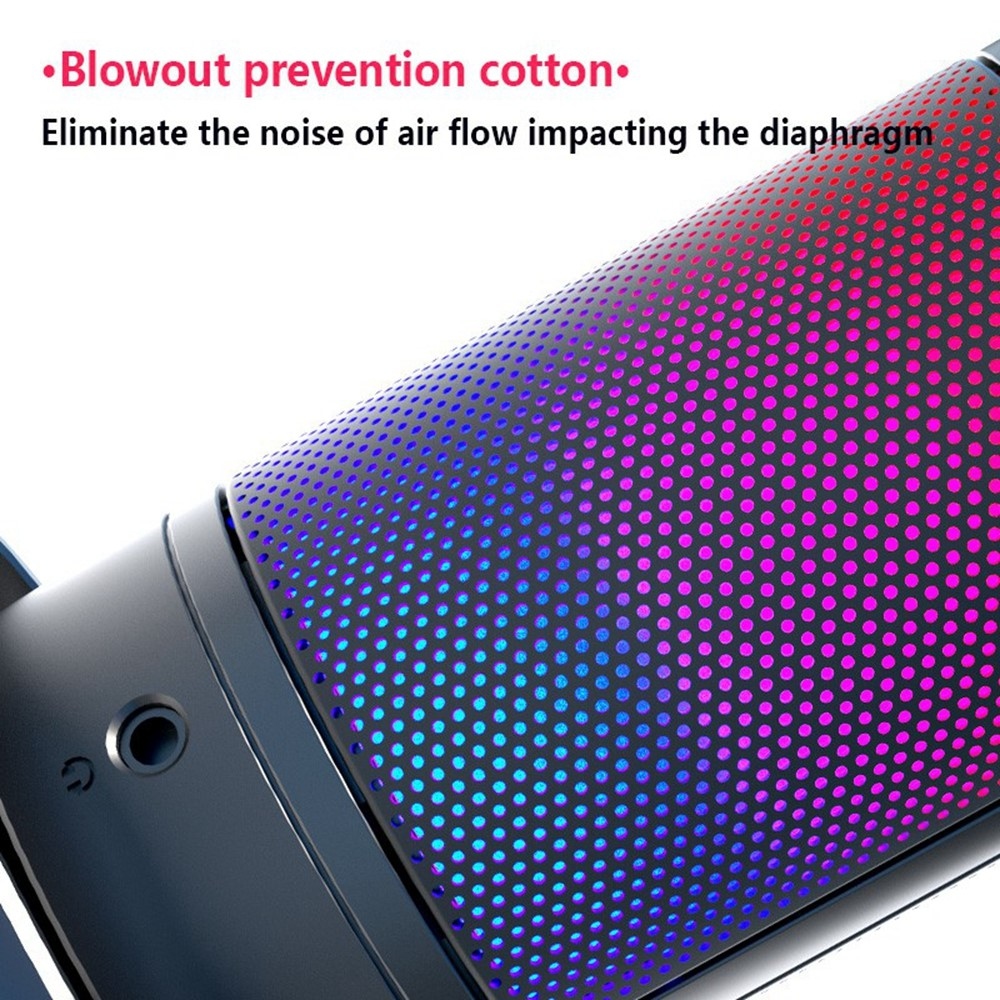 ME6S USB kondenzátorový mikrofon s pop filtrem a stojanem