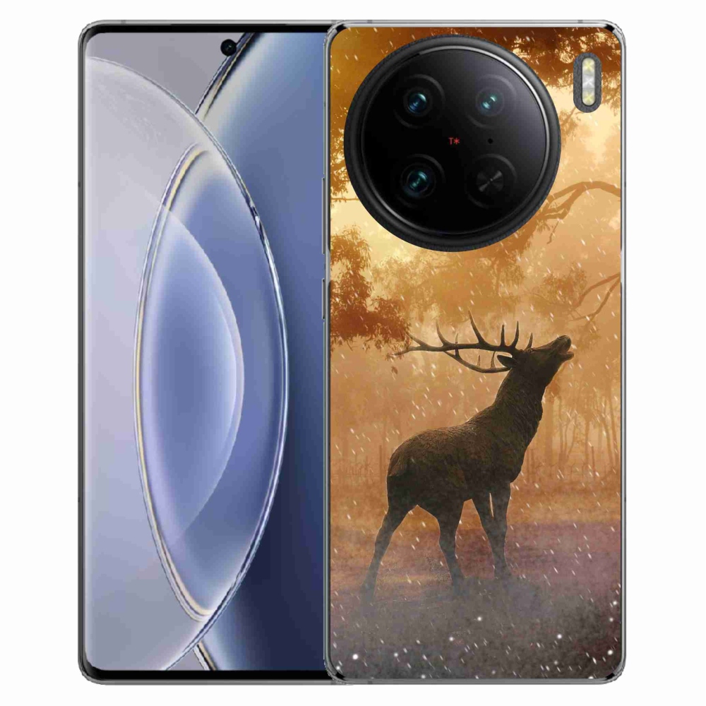 Gelový kryt mmCase na Vivo X90 Pro - jelen v říji