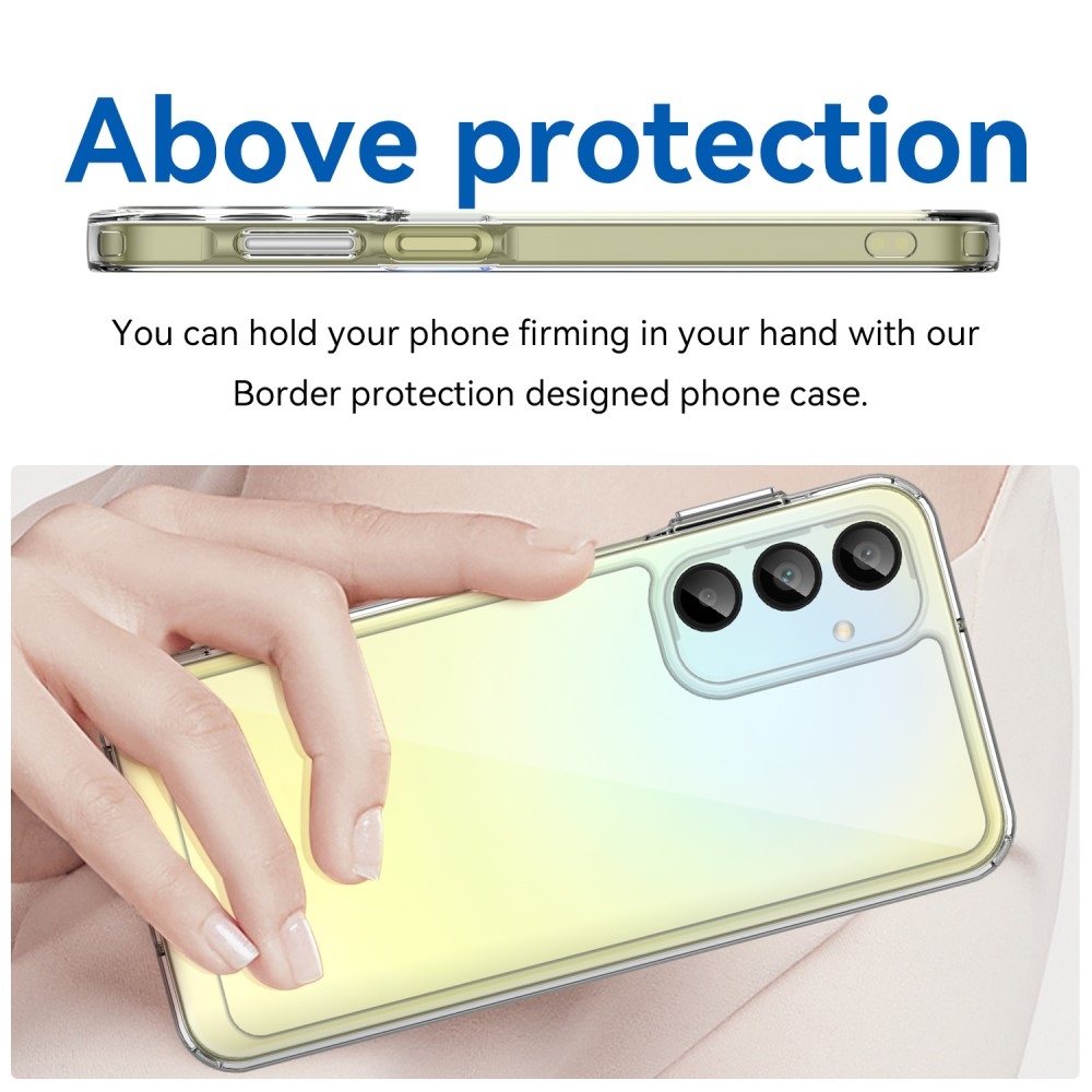 Gelový obal s pevnými zády na Samsung Galaxy A16 4G/5G - průhledný