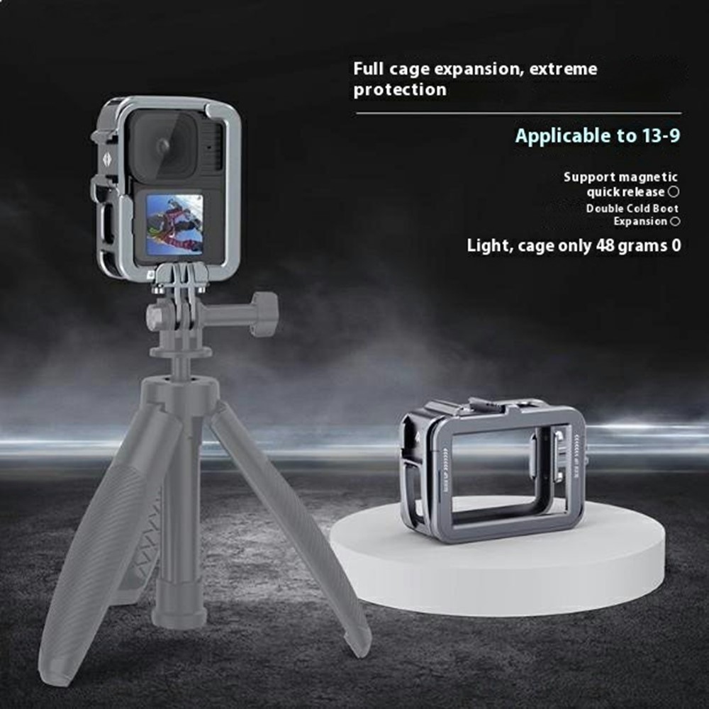 TELESIN kovová ochranná klec pro GoPro Hero 13/12/11 s vertikální montáží