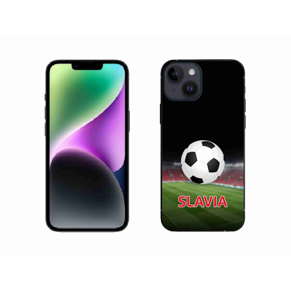 Gelový kryt mmCase na iPhone 14 - slavia 1