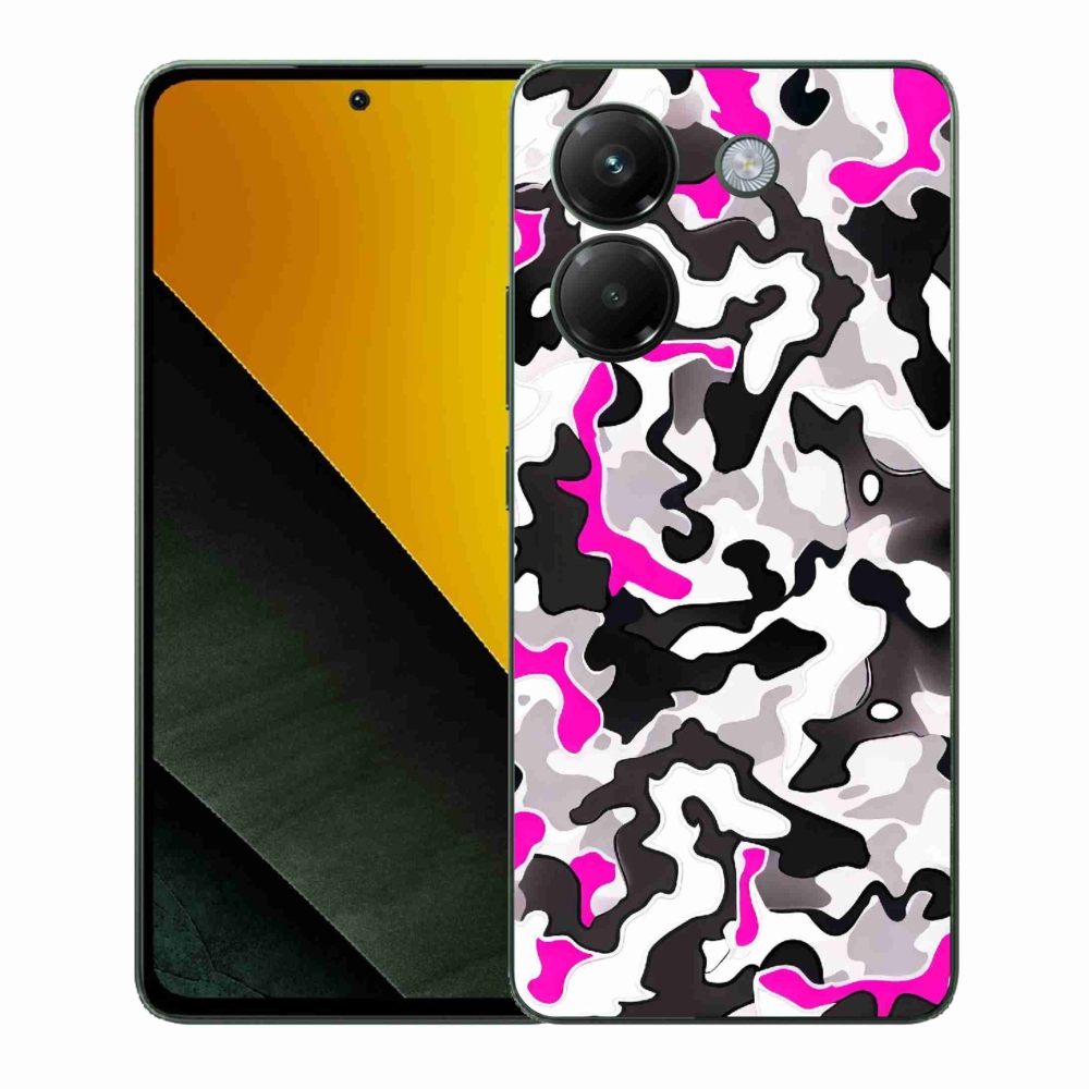 Gelový kryt mmCase na Xiaomi Poco M7 Pro 5G - maskáčový vzor 5