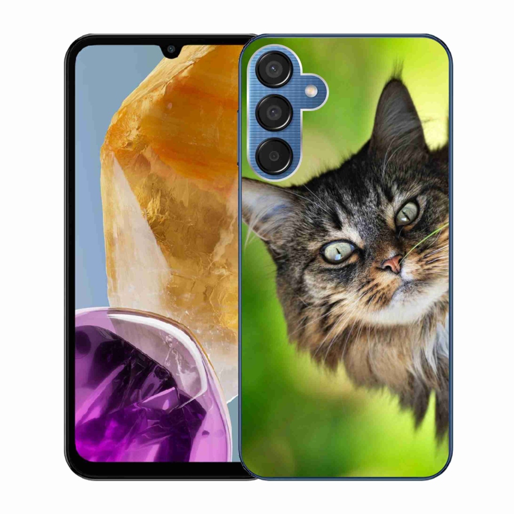 Gelový kryt mmCase na Samsung Galaxy M15 5G - kočka 3