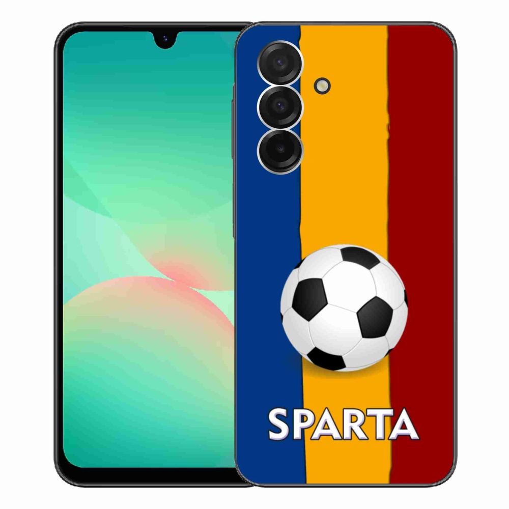 Gelový kryt mmCase na Samsung Galaxy A26 5G - fotbal 1
