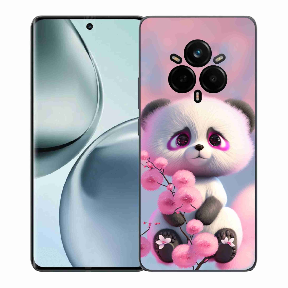 Gelový kryt mmCase na Realme 14 Pro+ 5G - roztomilá panda 1
