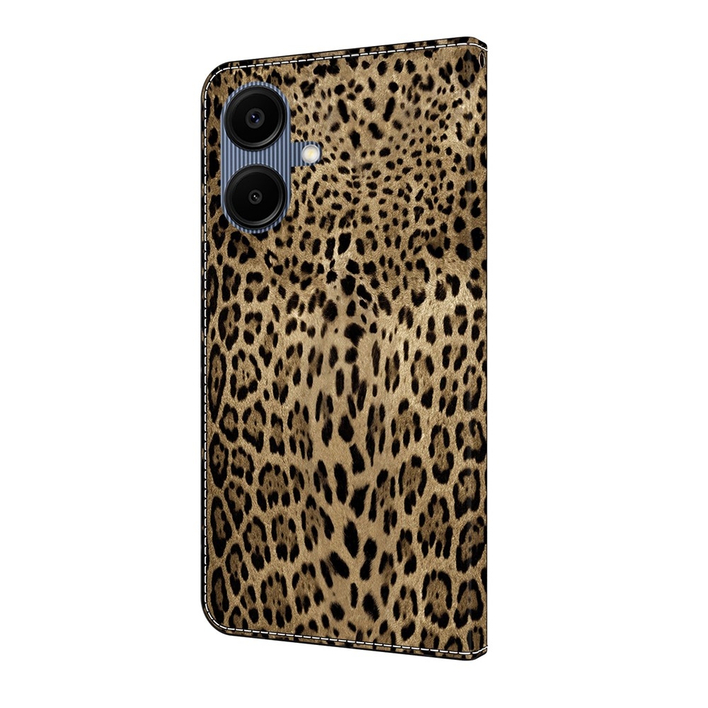 Smooth knížkové pouzdro na Samsung Galaxy A07 4G - leopardí vzor 1
