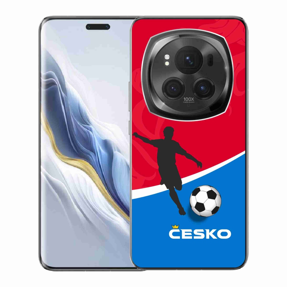 Gelový kryt mmCase na Honor Magic 6 Pro 5G - fotbal Česko