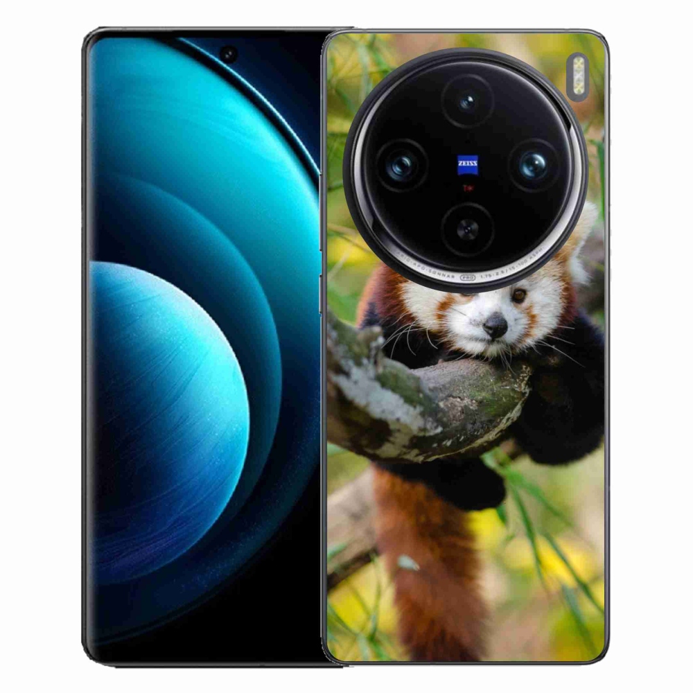 Gelový kryt mmCase na Vivo X100 Pro 5G - panda červená