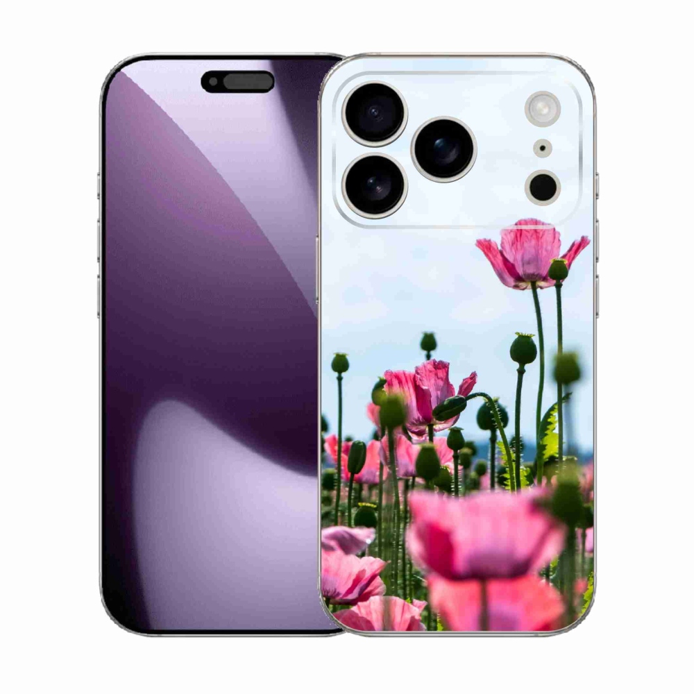 Gelový kryt mmCase na iPhone 17 Pro - vlčí mák