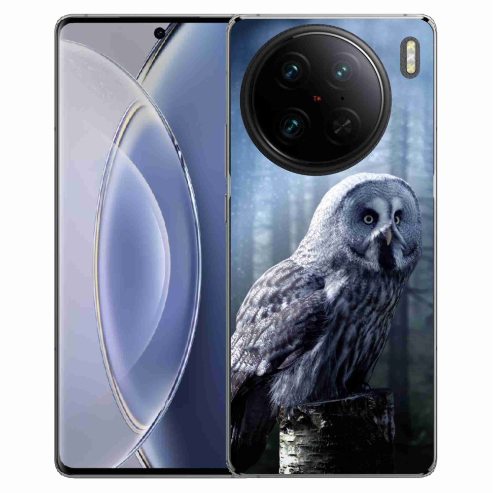 Gelový kryt mmCase na Vivo X90 Pro - sova
