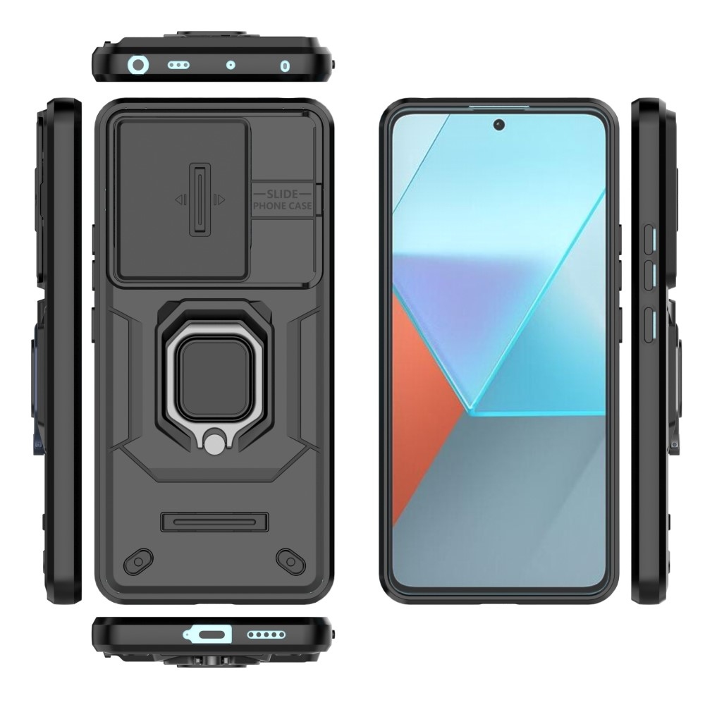 Lens odolný hybridní kryt na Xiaomi Redmi Note 13 Pro 5G/Poco X6 5G - černý