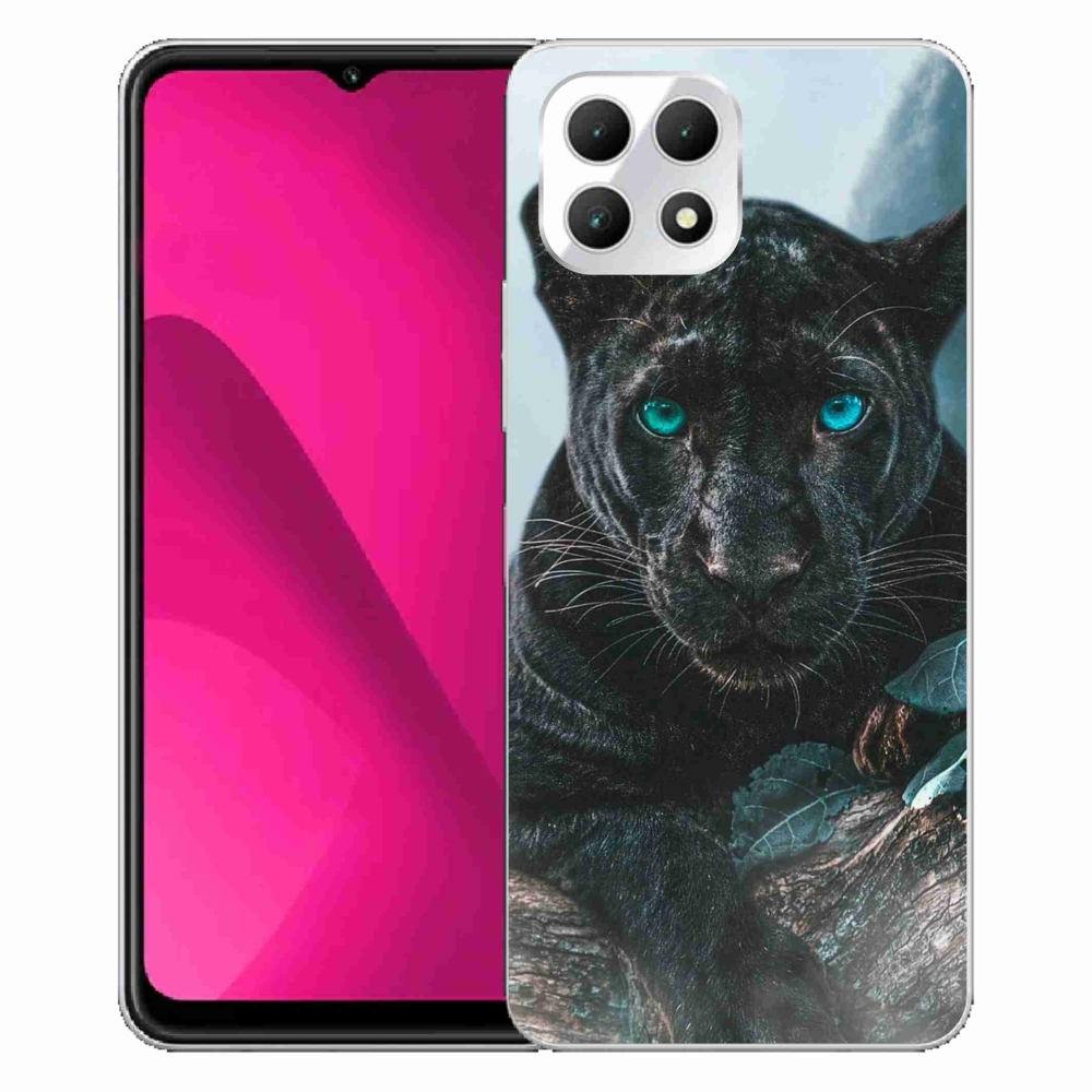 Gelový kryt mmCase na T-Mobile T Phone 2 - černý panter