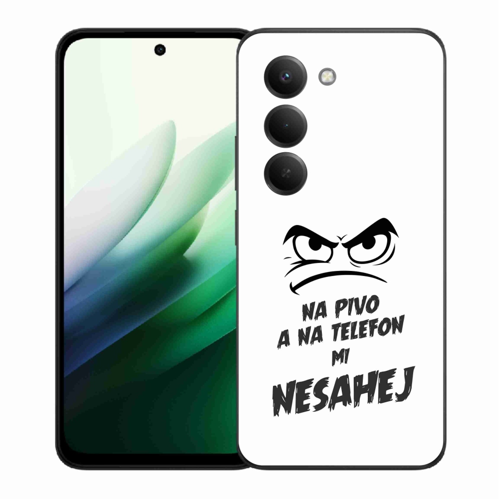 Gelový kryt mmCase na Xiaomi Redmi 15 5G (169mm) - pivní motiv 2 bílé pozadí