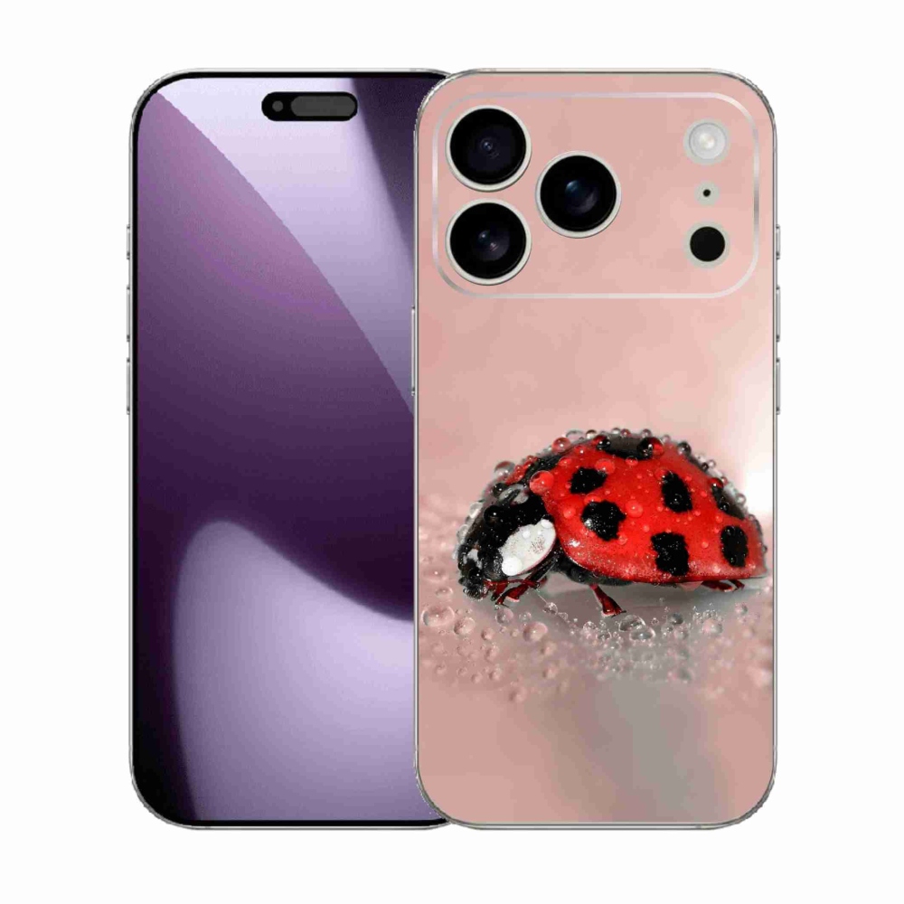 Gelový kryt mmCase na iPhone 17 Pro - beruška