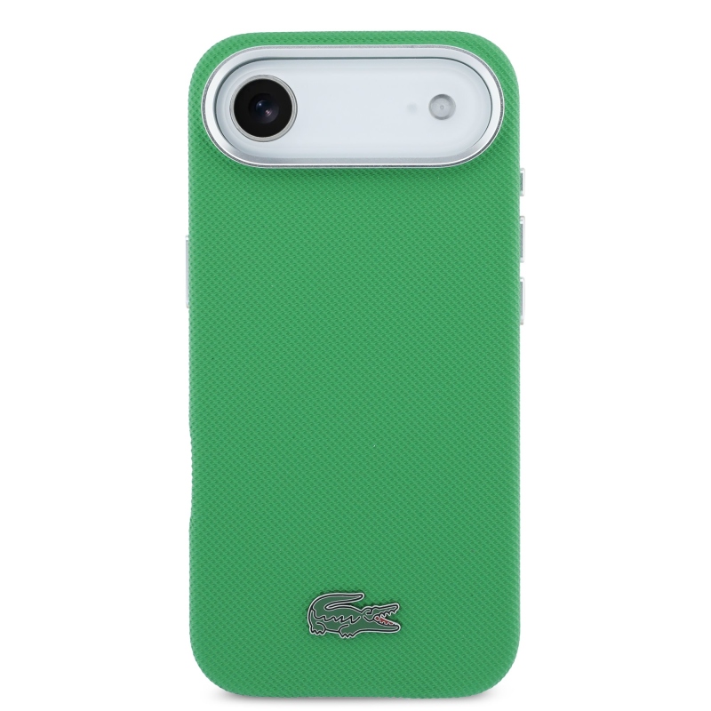 Lacoste Iconic Petit Pique Metal Logo MagSafe Zadní Kryt pro iPhone Air Green