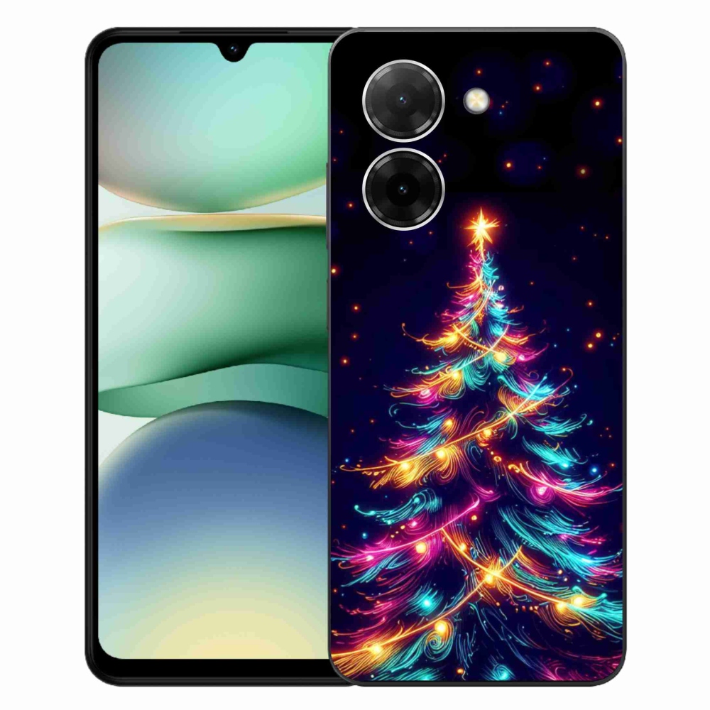 Gelový kryt mmCase na Xiaomi Redmi A5 (173.45x79.35x8.45mm) - neonový vánoční stromek