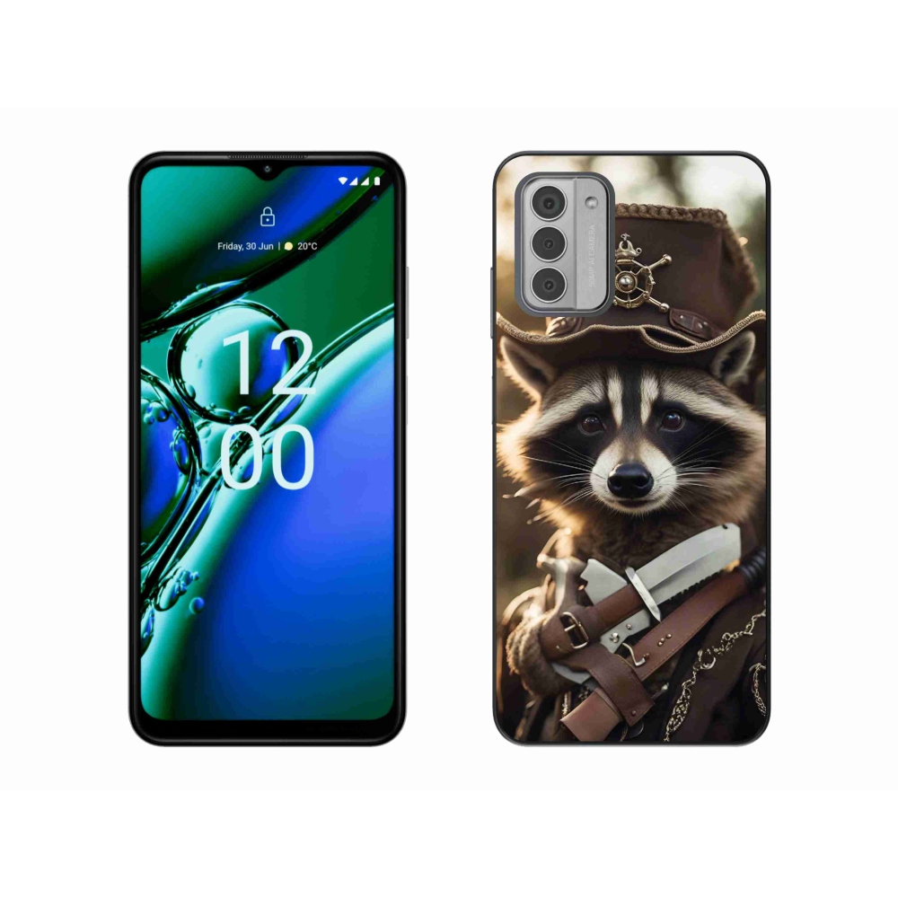 Gelový kryt mmCase na Nokia G42 - mýval v uniformě