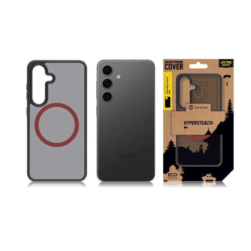 Tactical MagForce Hyperstealth 2.0 Kryt pro Samsung Galaxy S24 Black/Red