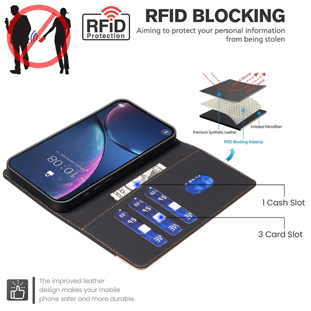 BNF DUO knížkové pouzdro na Xiaomi 15 Pro - černé