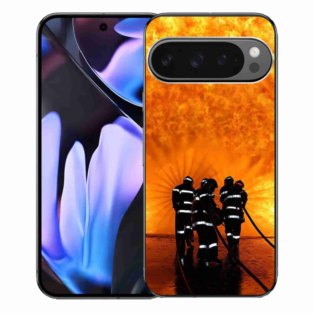Gelový kryt mmCase na Google Pixel 9 Pro XL - požár
