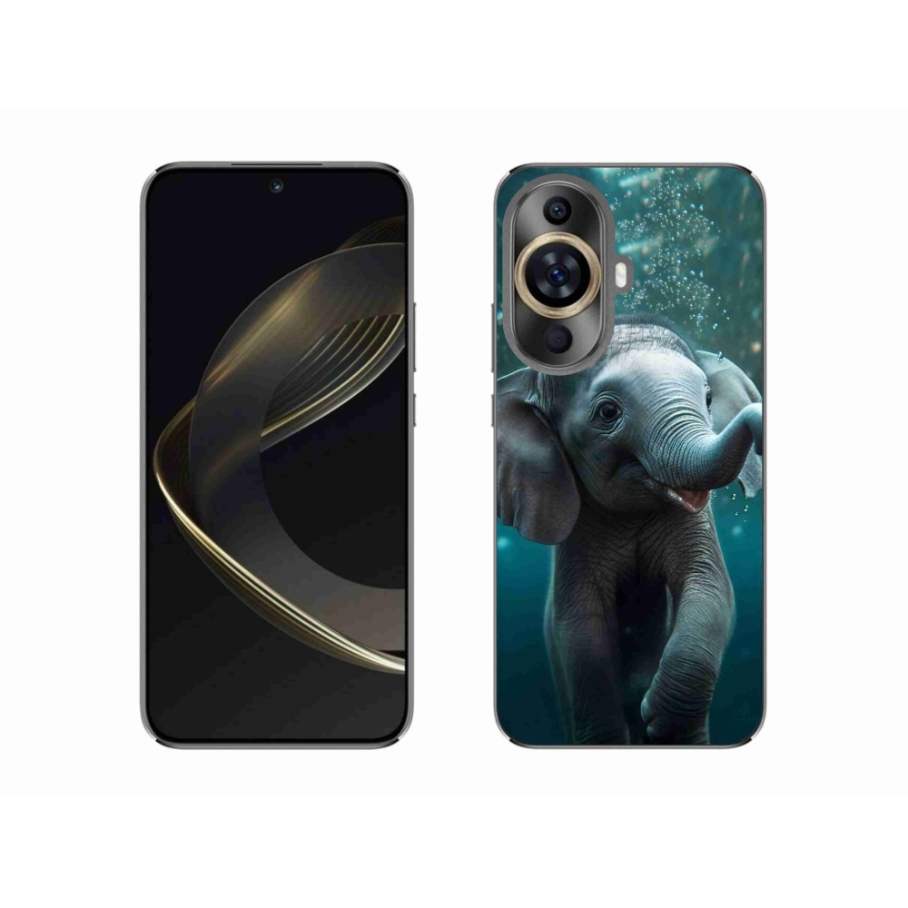 Gelový kryt mmCase na Huawei Nova 11 - slůně pod vodou