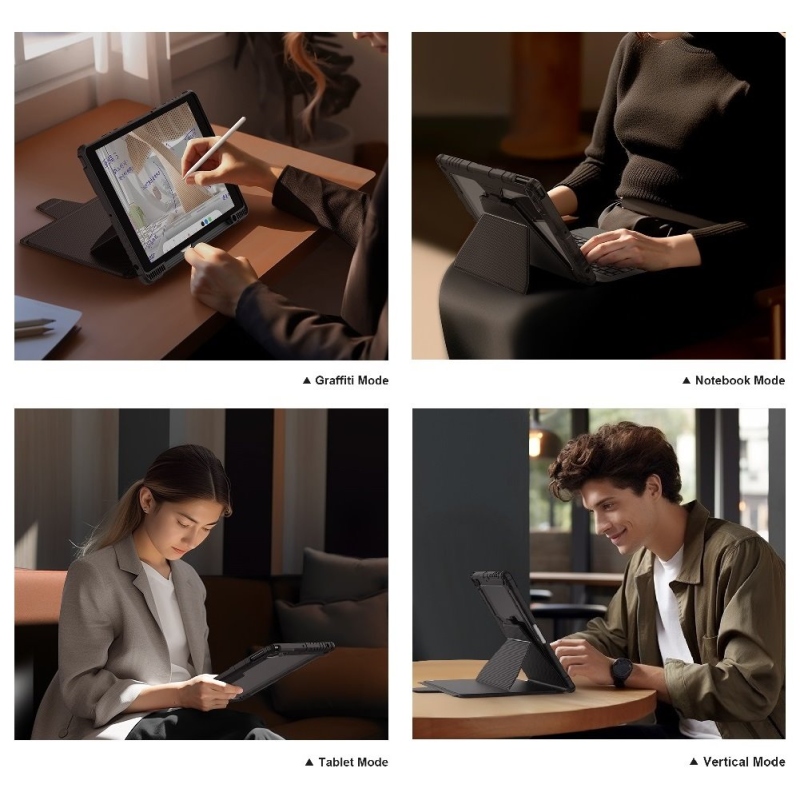 Nillkin Bumper Link Keyboard Case (Backlit Version) pro iPad 10.2 2019/2020/2021 Black