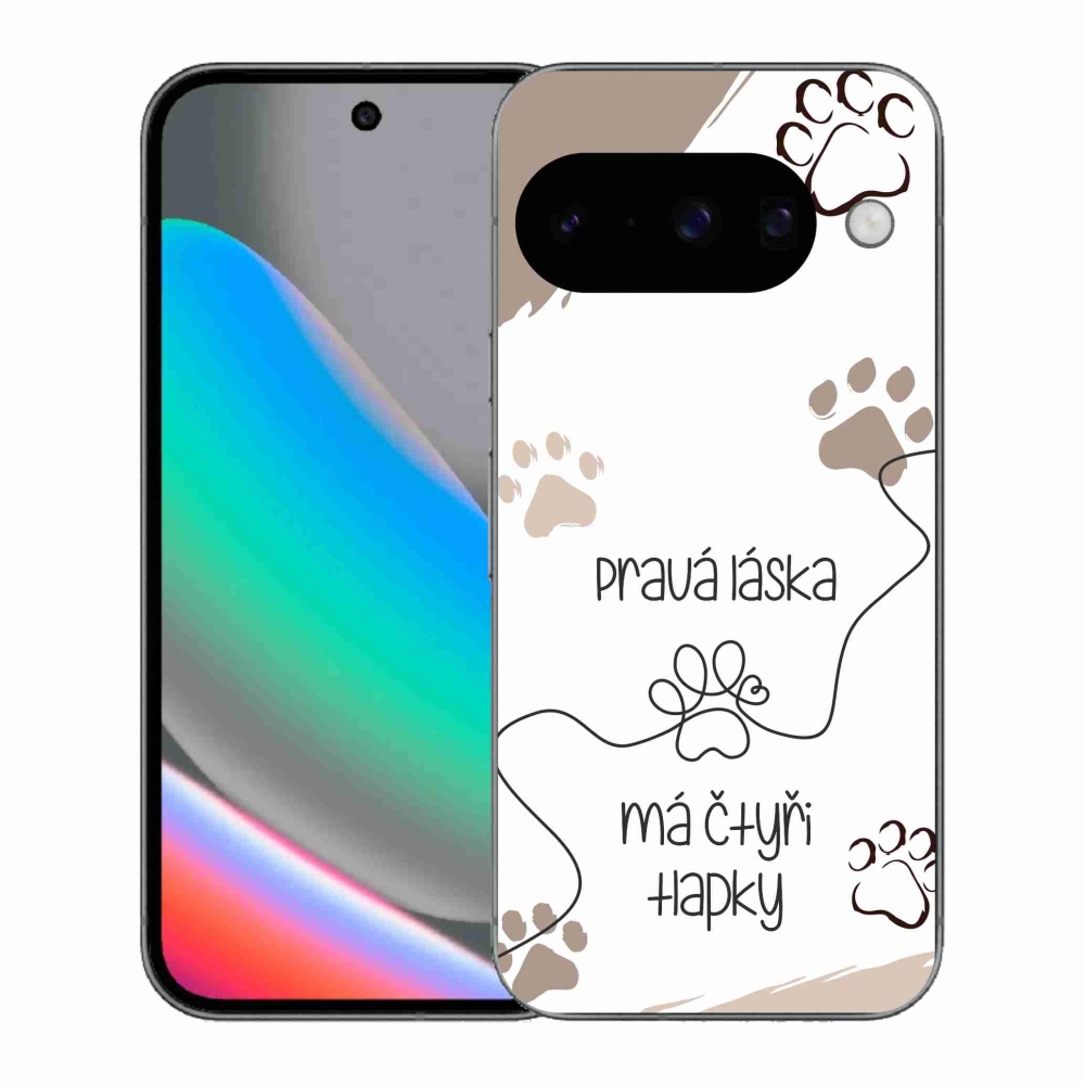 Gelový kryt mmCase na Google Pixel 10 - psí motiv 1 bílé pozadí