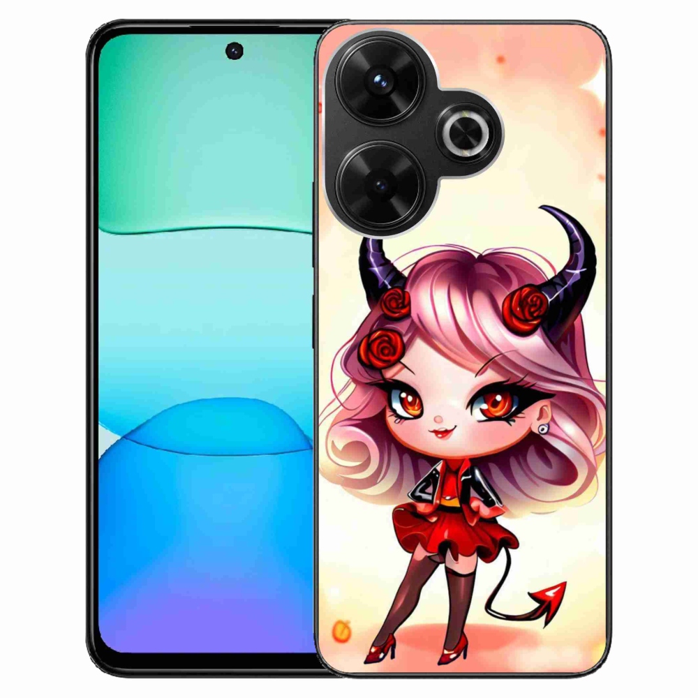 Gelový kryt mmCase na Xiaomi Redmi 13 4G/Poco M6 4G - kreslená čertice