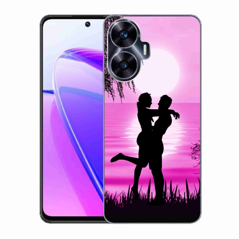 Gelový obal mmCase na Realme C55 - západ slunce