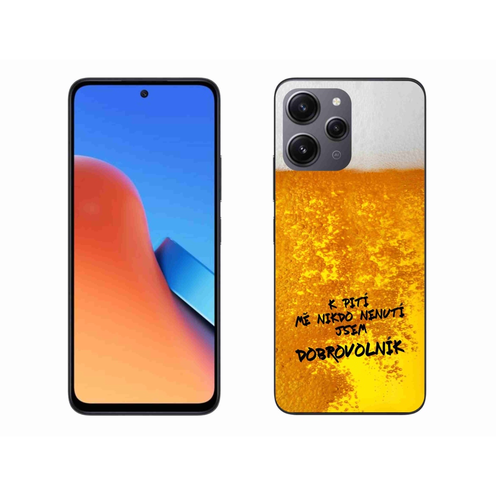 Gelový kryt mmCase na Xiaomi Redmi 12 - pivní motiv 4