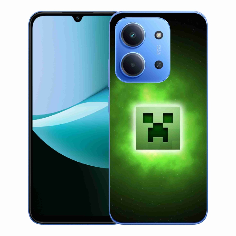 Gelový kryt mmCase na Xiaomi Redmi 15C 4G/5G (173mm) - minecraft