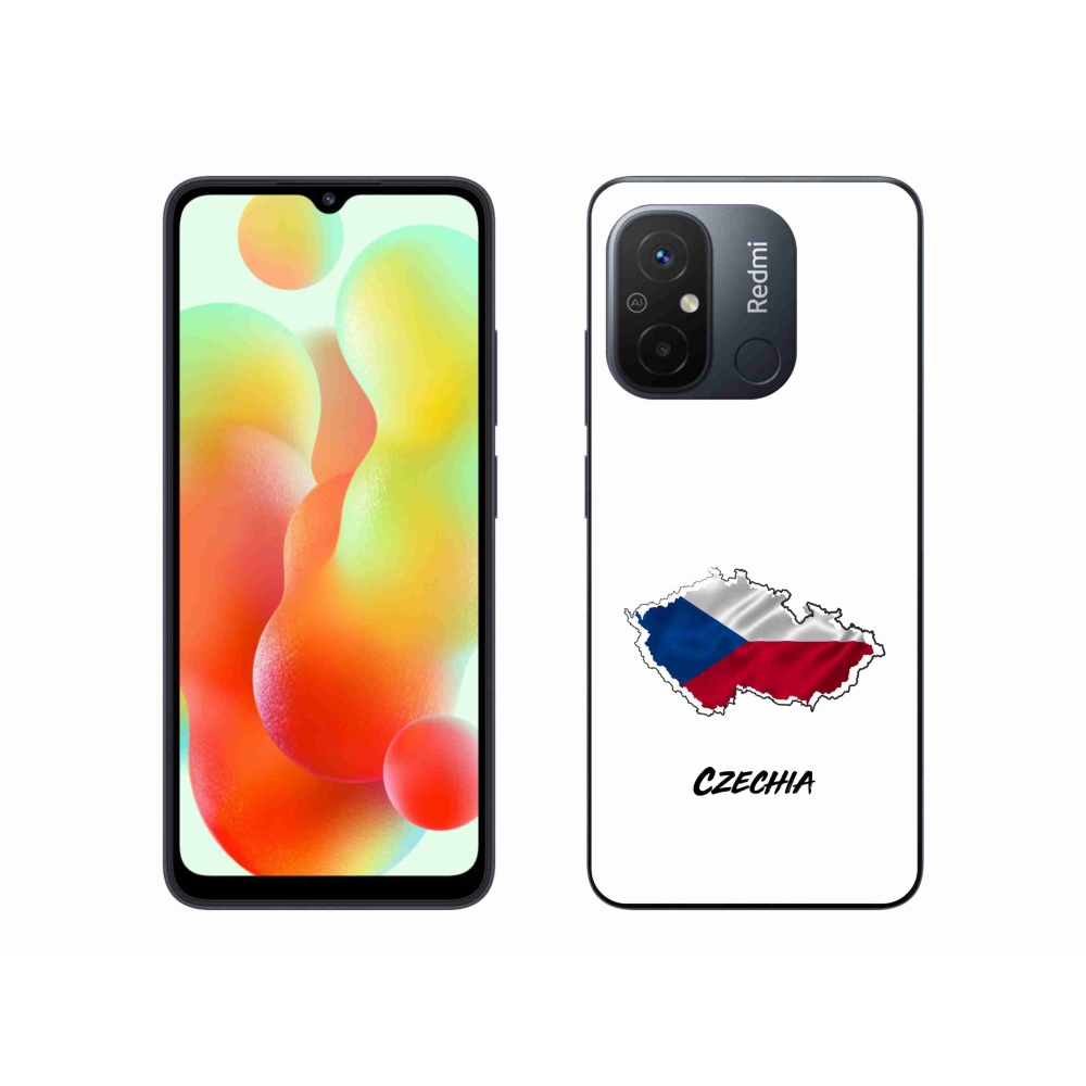 Gelový kryt mmCase na Xiaomi Redmi 12C - Czechia bílé pozadí