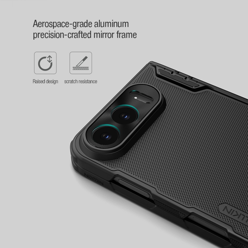 Nillkin Super Frosted FOLD Magnetic Zadní Kryt pro Apple iPhone Duo Black