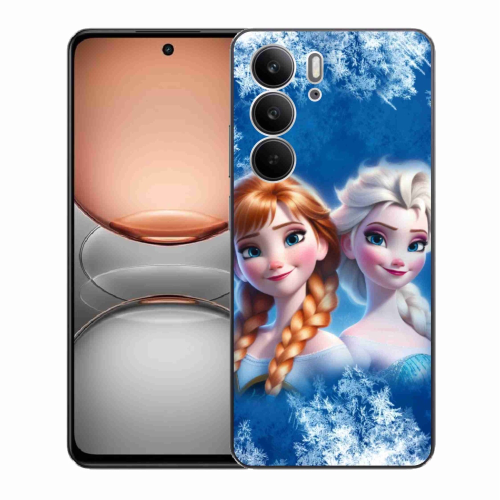 Gelový kryt mmCase na Realme C75 - ledové království 2