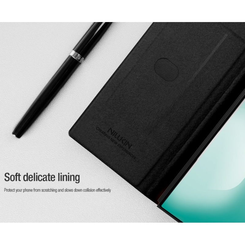 Nillkin Qin Book PRO Pen Slot Pouzdro pro Samsung Galaxy Z Fold 7 Brown
