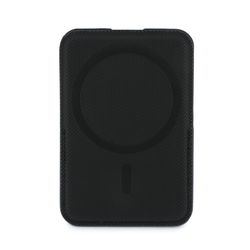 Lacoste PVC Iconic Petit Pique MagSafe Peněženka se Stojánkem Black