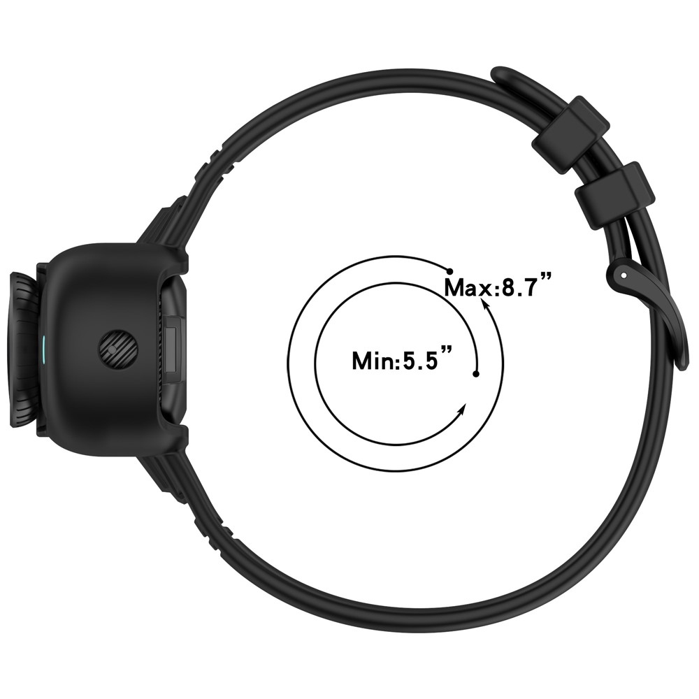 Silikonový rám s náramkem pro Insta360 GO 3 / GO 3S / GO 2 - světlerůžový