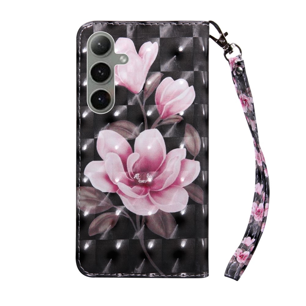 Spot knížkové pouzdro na Samsung Galaxy S24 FE - růžový květ