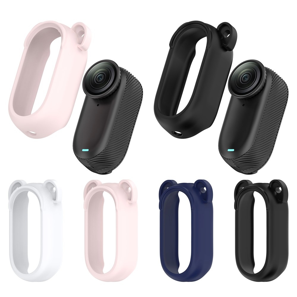 Silikonový ochranný obal pro Insta360 GO 3 / GO 3S - tmavěmodrý