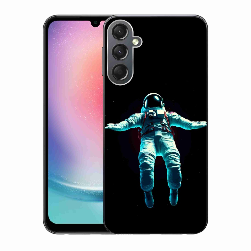 Gelový kryt mmCase na Samsung Galaxy A24 - kosmonaut