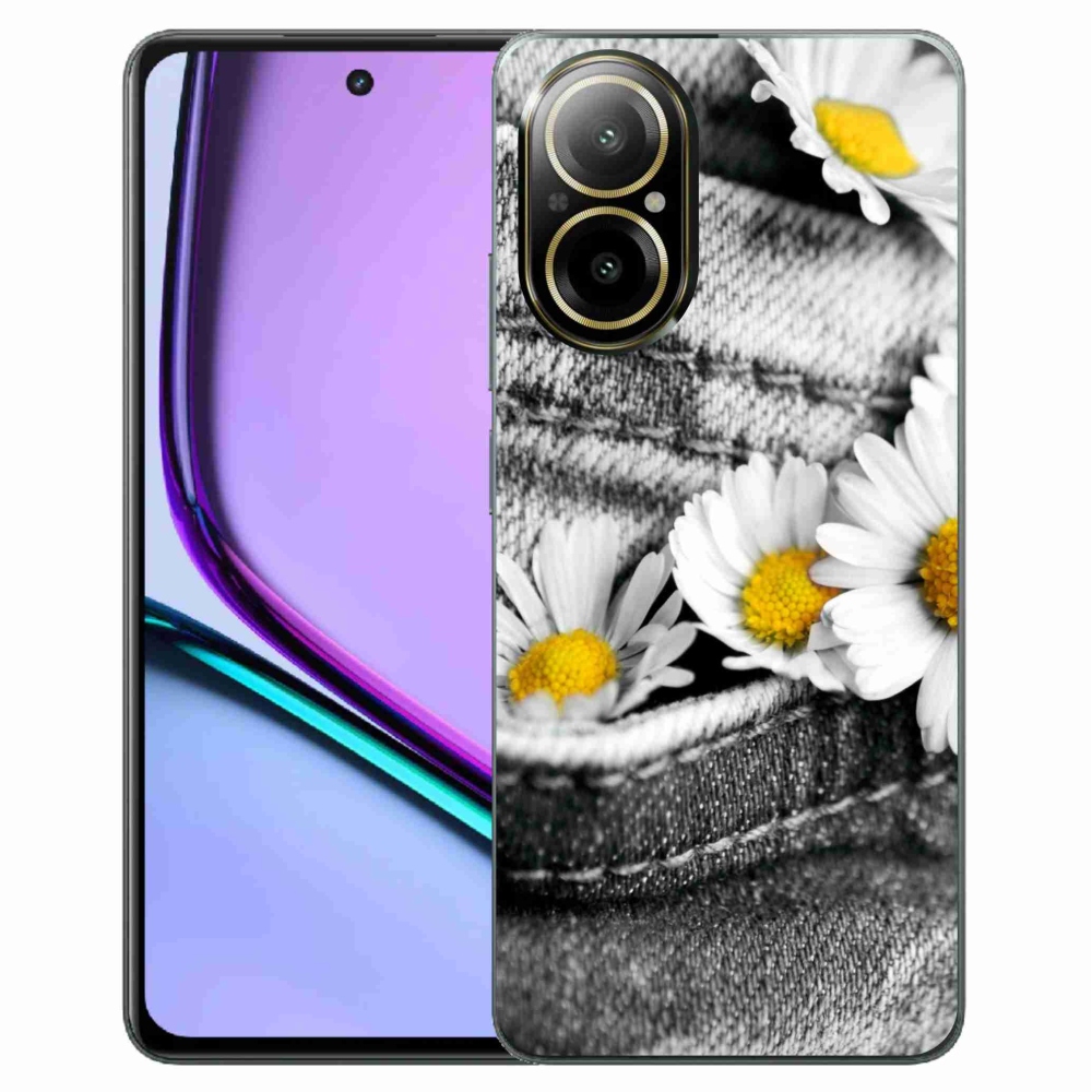 Gelový obal mmCase na Realme C67 - kopretiny